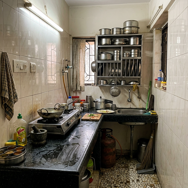 Clean kitchen counters